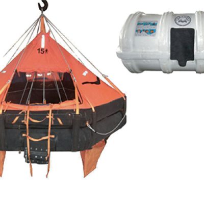 Davit-launched-Inflatable-Liferaft